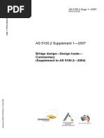 AS 5100.2 Commentary - 2007 Design Loads