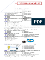 Thành Phần Nguyên Tử: Câu 1. Câu 2. Câu 3. Câu 4. Câu 5