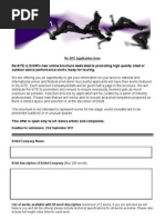 Download Re-SiTE Artist Application Form 2011OPPORTUNITY EXTENDED - Amended deadline 14th October 2011 by Dance Initiative SN64063628 doc pdf