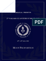 Moot Proposition - 2nd NALSAR-CCI Antitrust Moot, 2023 Presented by Trilegal