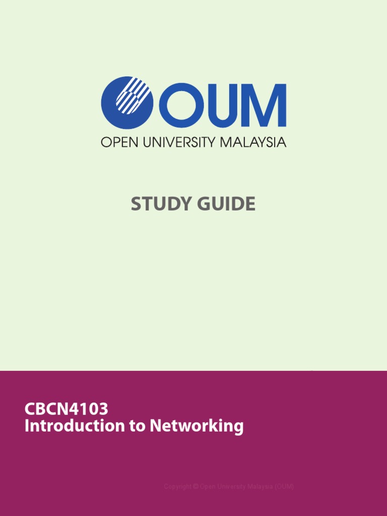 Study guide cbcn4103 introduction to networking pdf computer
