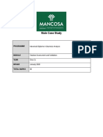 Jan2023 Main Case Study - Solution Assessment and Validation