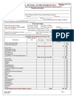 Commercial Customer Load Sheet Automated