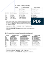 Ingilizce Zamanlar Tablosu PDF