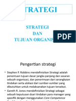 Strategi: Strategi DAN Tujuan Organisasi