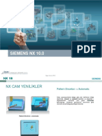 SIEMENS NX 10.0. Üçgen Yazılım 2015