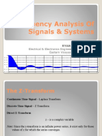 Frequency Analysis of Signals & Systems: Electrical & Electronics Engineering Department Eastern Visayas State University