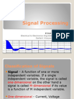 Signal Processing: Electrical & Electronics Engineering Department Eastern Visayas State University