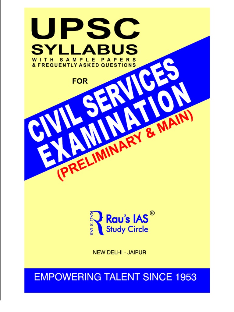 UPSC Civil Services Exam Syllabus  PDF  Test (Assessment)  Languages