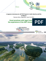 Good Practices With Legal Frameworks The Experience of The Gef Amazon Project Presentation