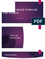 Major Climate Types of The World: Revision