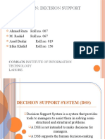 DSS Decision Support System