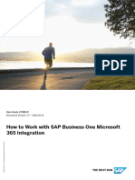 How To Work With SAP Business One Microsoft 365 Integration