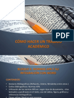 Cómo Hacer Un Trabajo Académico