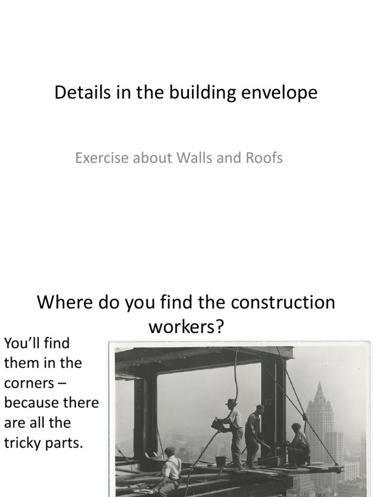 Building Envelope Details Walls Roofs Photo Inspiration