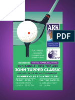 2nd Annual John Tupper Classic Golf Tournament Fundraiser