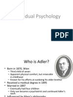 Adlerian Individual Psychology