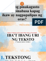 Ibat Ibang Uri NG Teksto