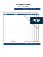 Plantilla Matriz de Vester Matrix Vester Template: Situación Problemática