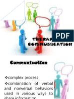 Therapeutic Communication