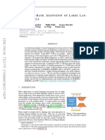 Lora - Low-Rank Adaptation of Large Language Models - 2106.09685