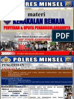 Kenakalan Remaja: Materi