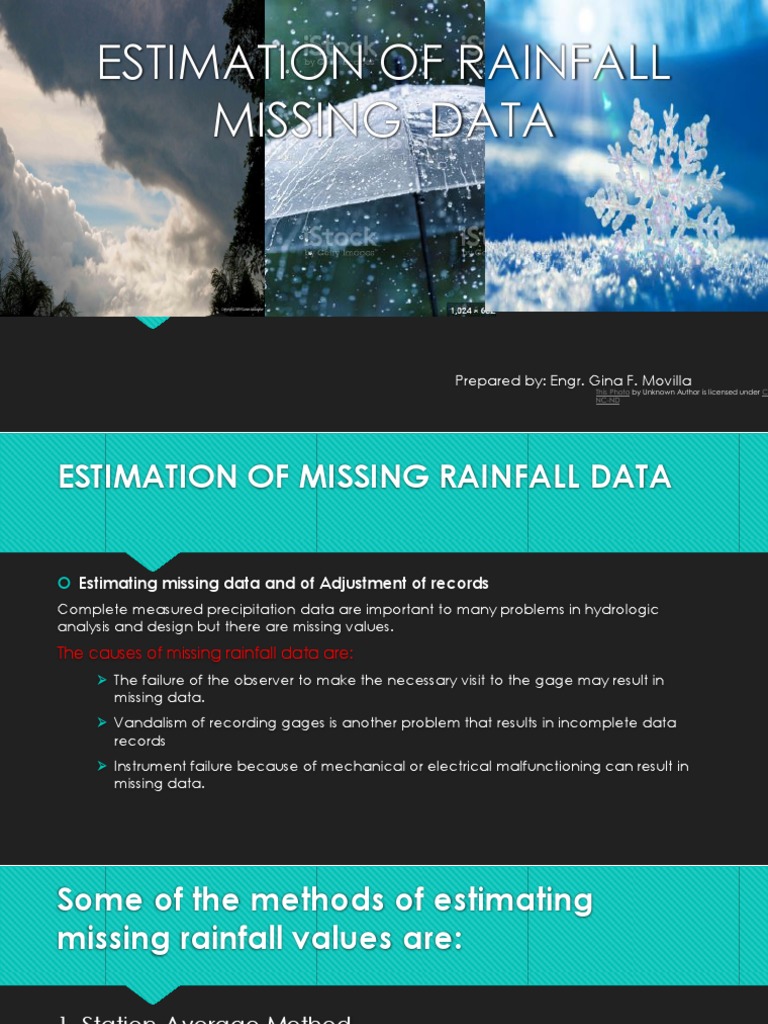 Estimating Missing Rainfall Data | PDF | Drainage Basin | Contour Line