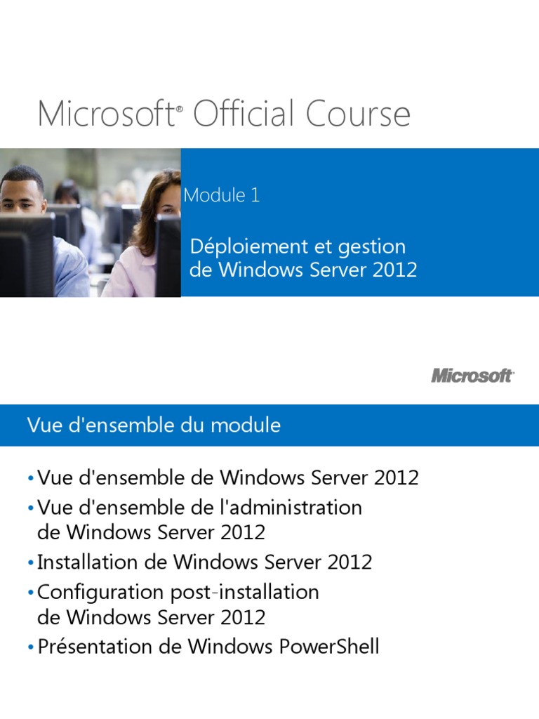 Chap 1 | PDF | Serveur (Informatique) | Microsoft Windows