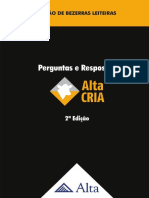 Perguntas e Respostas - Alta CRIA