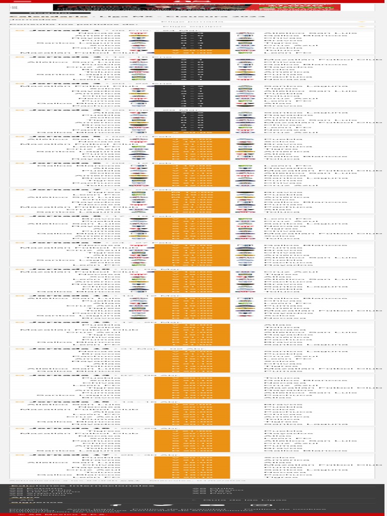 Calendario Liga MX - Clausura 2023 Regular | PDF | Equipos deportivos