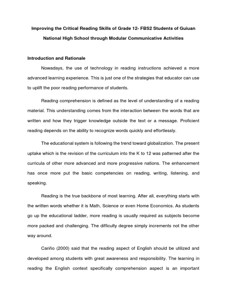 improving-the-critical-reading-skills-of-grade-12-fbs2-students-of