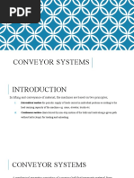 Lecture 4 - Conveyor Belts