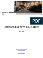 Liste Des Experts Judiciaires de Corse 2022