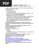 atividadeS -modeloscelulares tridimensionais