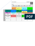 Horário aulas 6B Lajes Pico