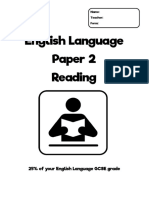 Language Paper 2 Reading S Booklet
