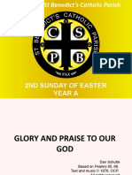 2nd Sunday of Easter
