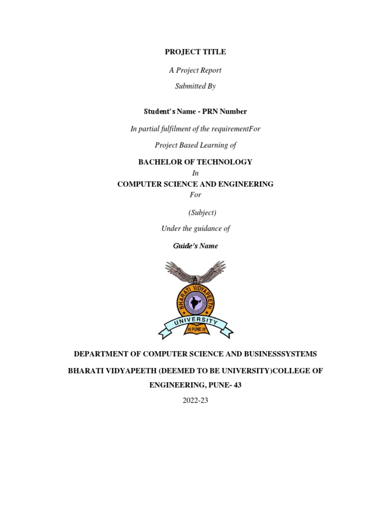 CGM PBL Report Template PDF