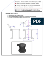 Caja Brasero H° D° para Valvula Esclusa