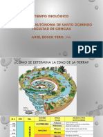 Tiempo Geológico Universidad Autónoma de Santo Domingo Facultad de Ciencias Ariel Bosch Yero, Ma