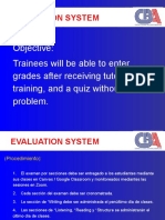 Copia de Evaluation SYSTEM