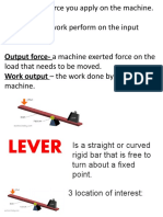 Force. Load That Needs To Be Moved. Machine