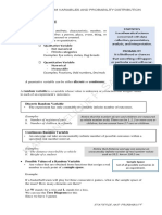 Lesson 1. Random Variables & Probability Distribution