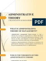 Administrative Theory