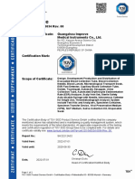Certificate: No. Q5 043324 0034 Rev. 00 Holder of Certificate: Guangzhou Improve Medical Instruments Co., LTD