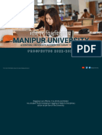 Manipur University Manipur University: Prospectus PROSPECTUS 2022-2023 2 0 2 2 - 2 0 2 3