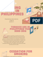 My Topic Is... : Smoking Rate in Philippines