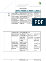 Lenguaje 2° Plan Educativo Curricular Anual