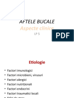 Aftele Bucale: Aspecte Clinice