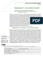 Leaf Area Estimation of Anacardium Humile